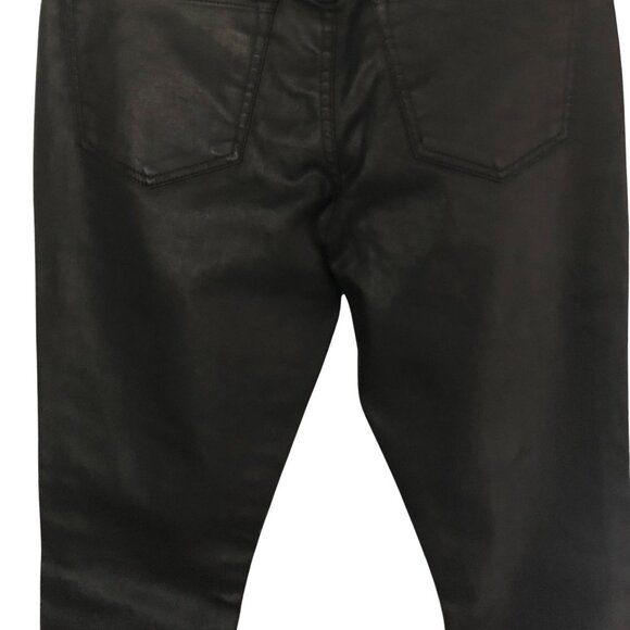Cache Black Coated Cotton Jean Pant Skinny Slim 5 Pocket Stretch New NWT $158 - Picture 2 of 10